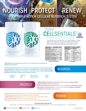 CellSentials Product Flyer