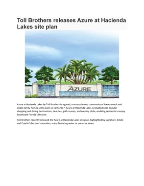 Toll Brothers releases Azure at Hacienda Lakes site plan.pdf