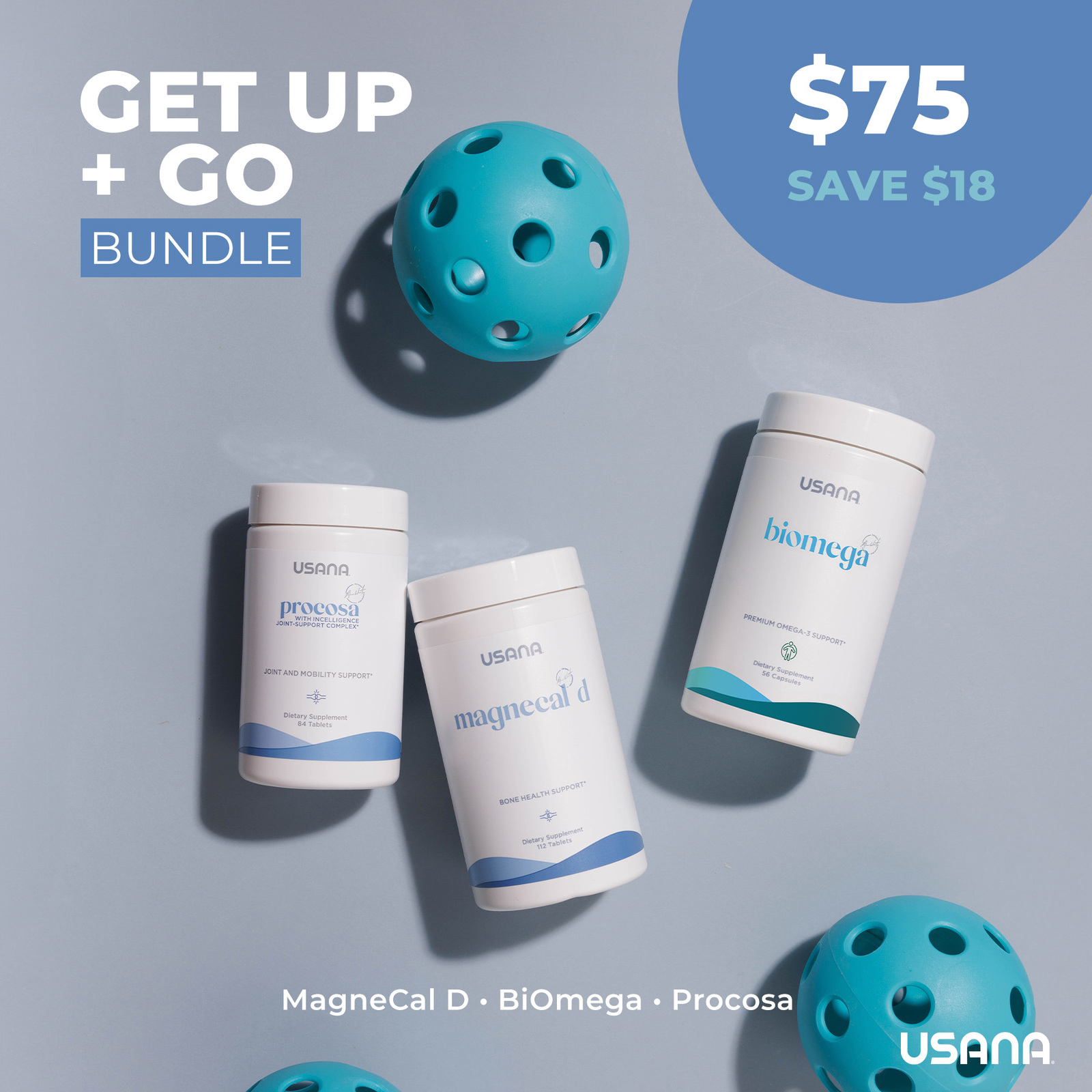Product Experience Get Up + Go Bundle: Social Media Shareable