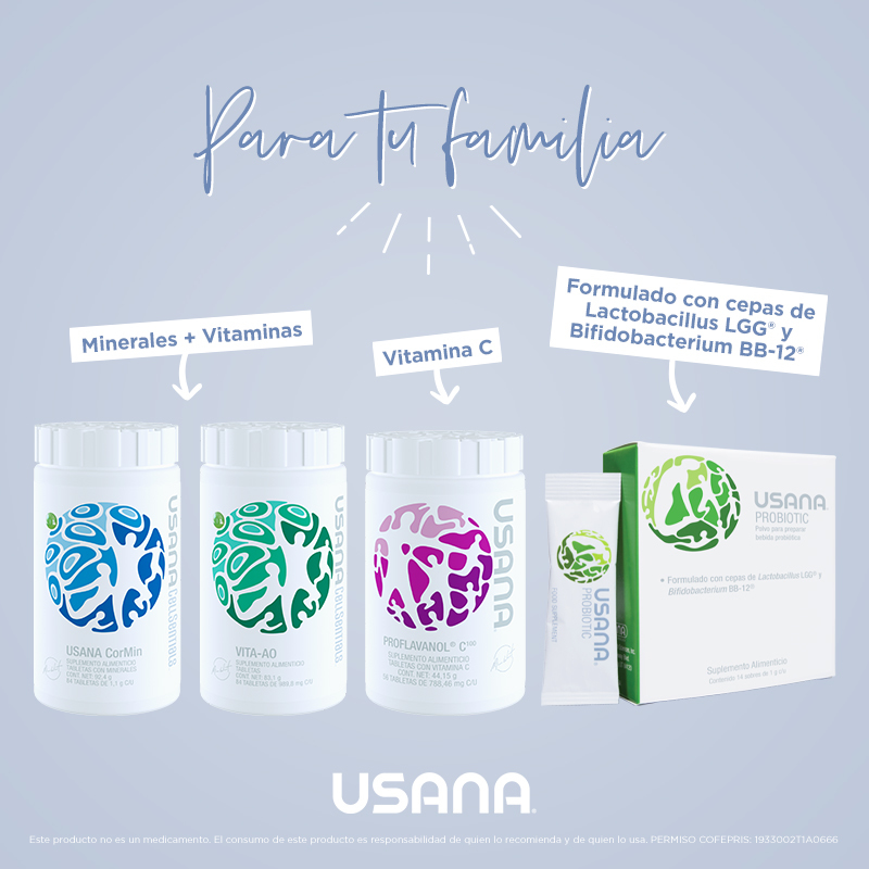 CellSentials, Proflavanol C100 y USANA Probiotic