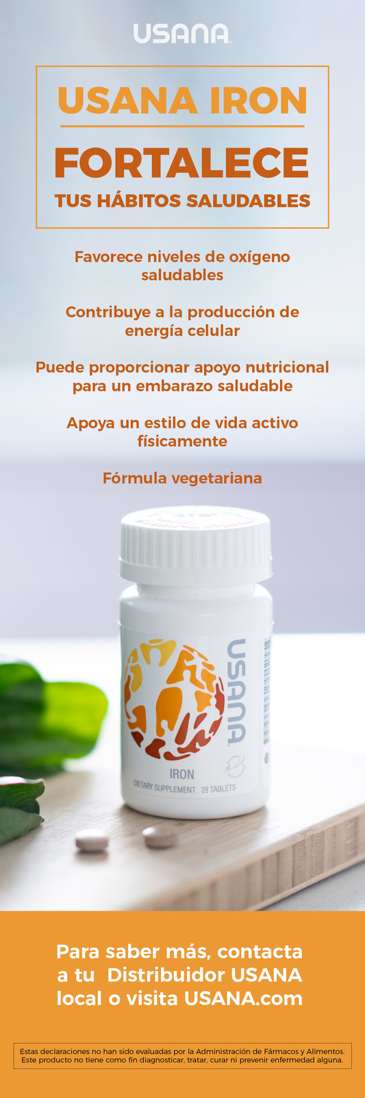 USANA Iron: Infografía