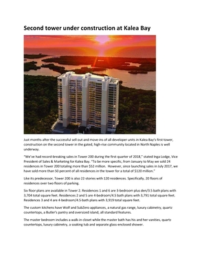 Second tower under construction at Kalea Bay.pdf