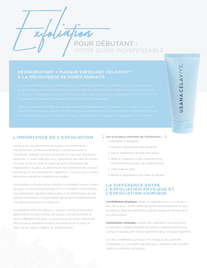 Guide d’exfoliation pour débutant : contenu à partager