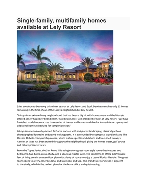 homes available at Lely Resort.pdf
