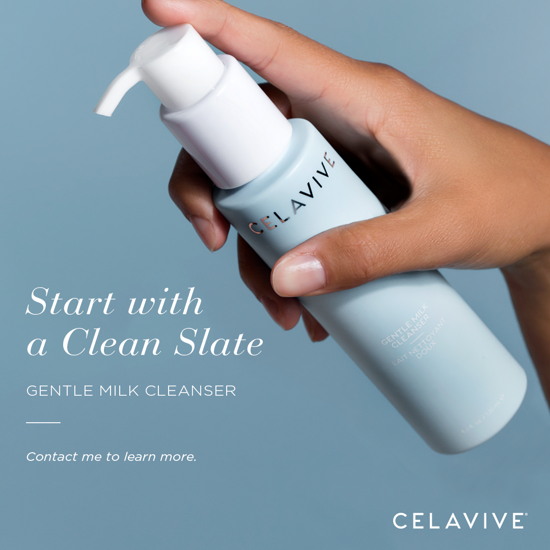 Celavive: Gentle Milk Cleanser Social Shareable