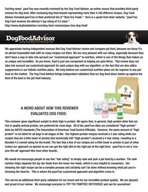 Dog Food Advisor Review