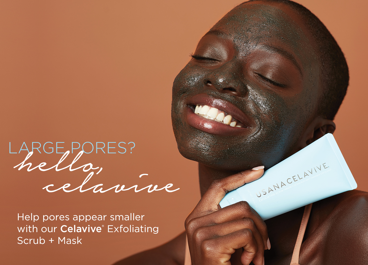 Exfoliation Benefits | Celavive Exfoliating Scrub + Mask Pore Shareable