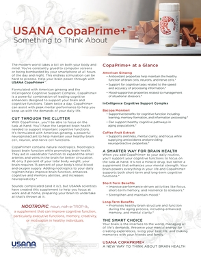 USANA CopaPrime+: Informational PDF