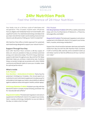 24hr Nutrition Pack: Product Information