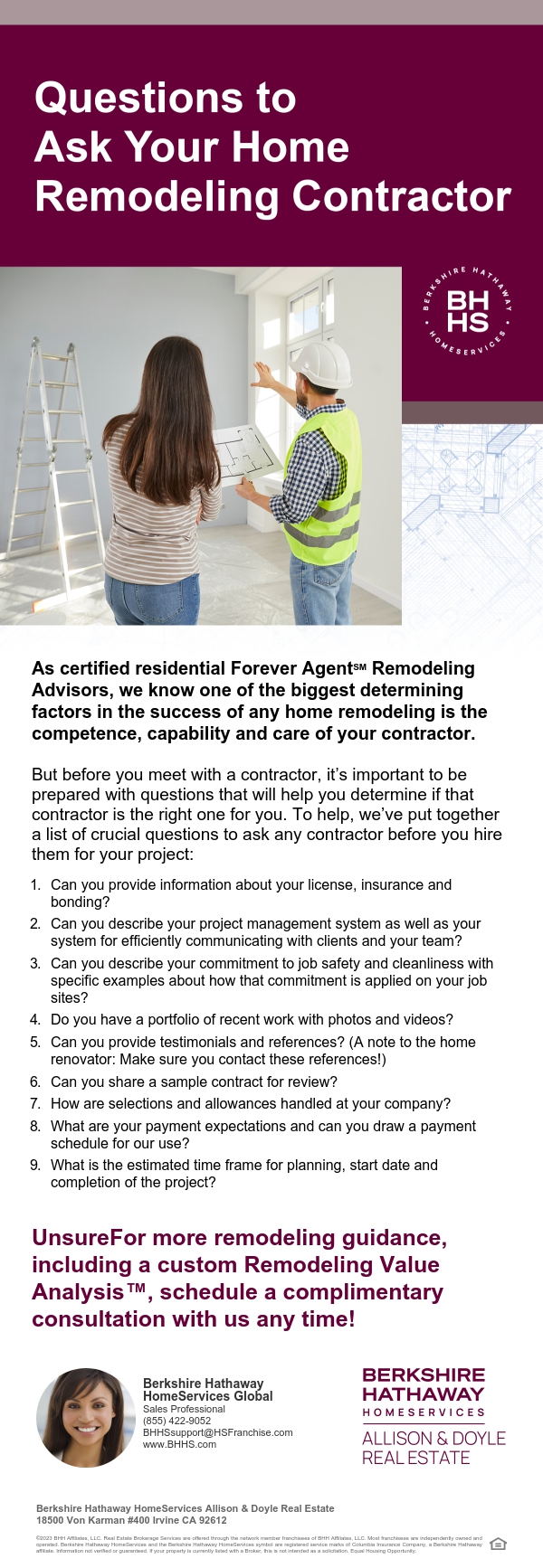 Questions to Ask Your Home Remodeling Contractor