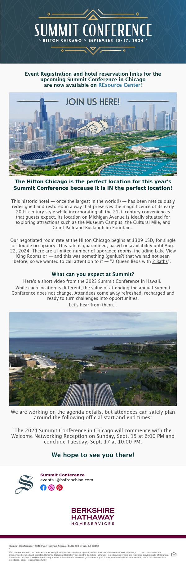 Summit Conference Registration now available on REsource Center
