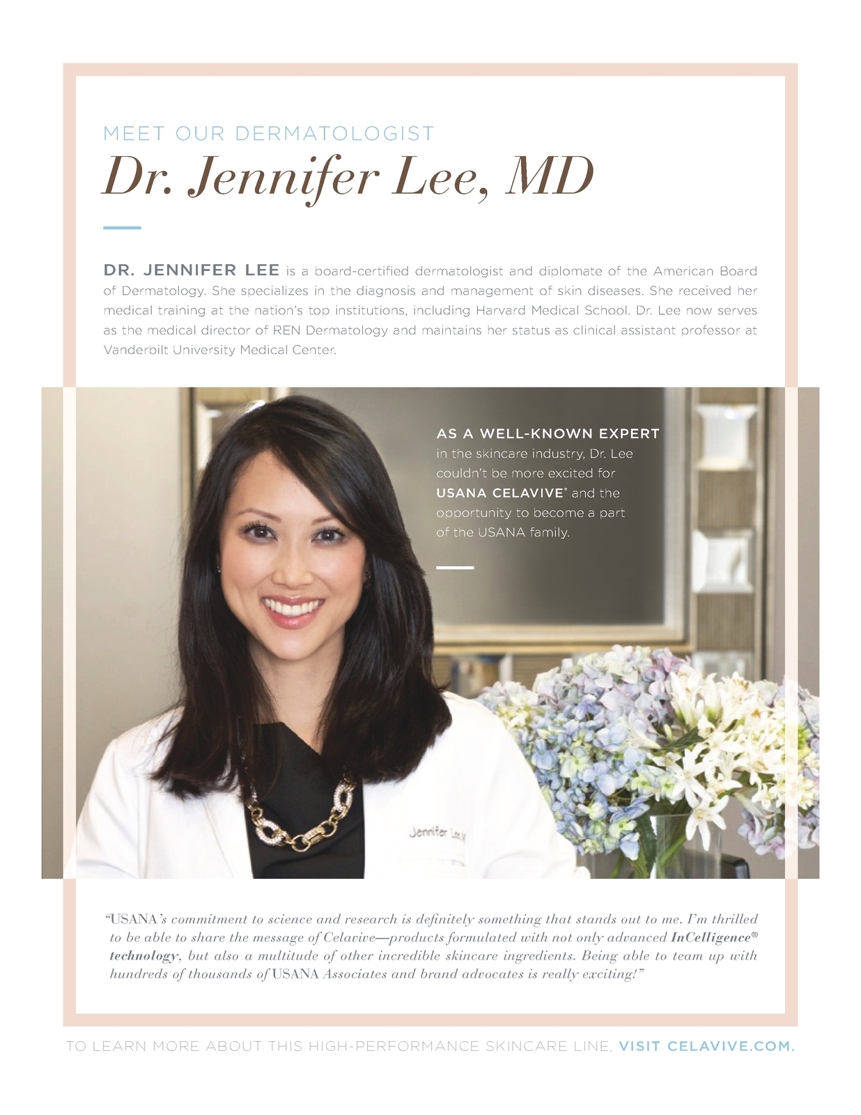 Celavive: Meet Our Dermatologist Dr. Jennifer Lee, MD